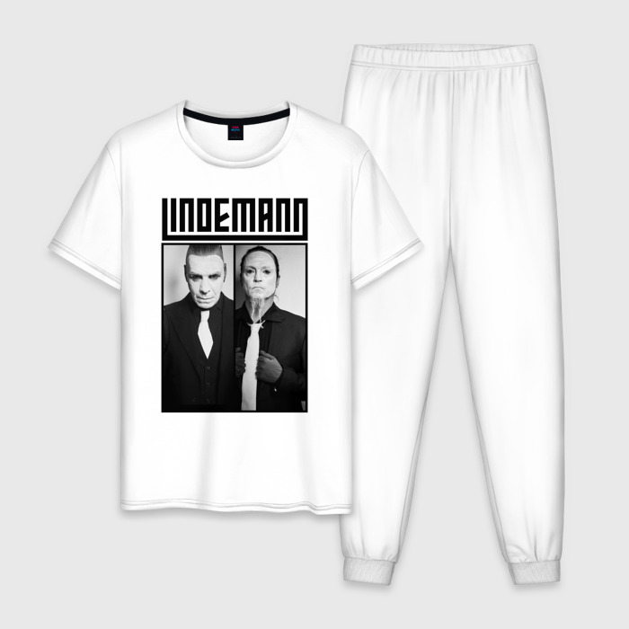 Мужская пижама хлопок Lindemann фото