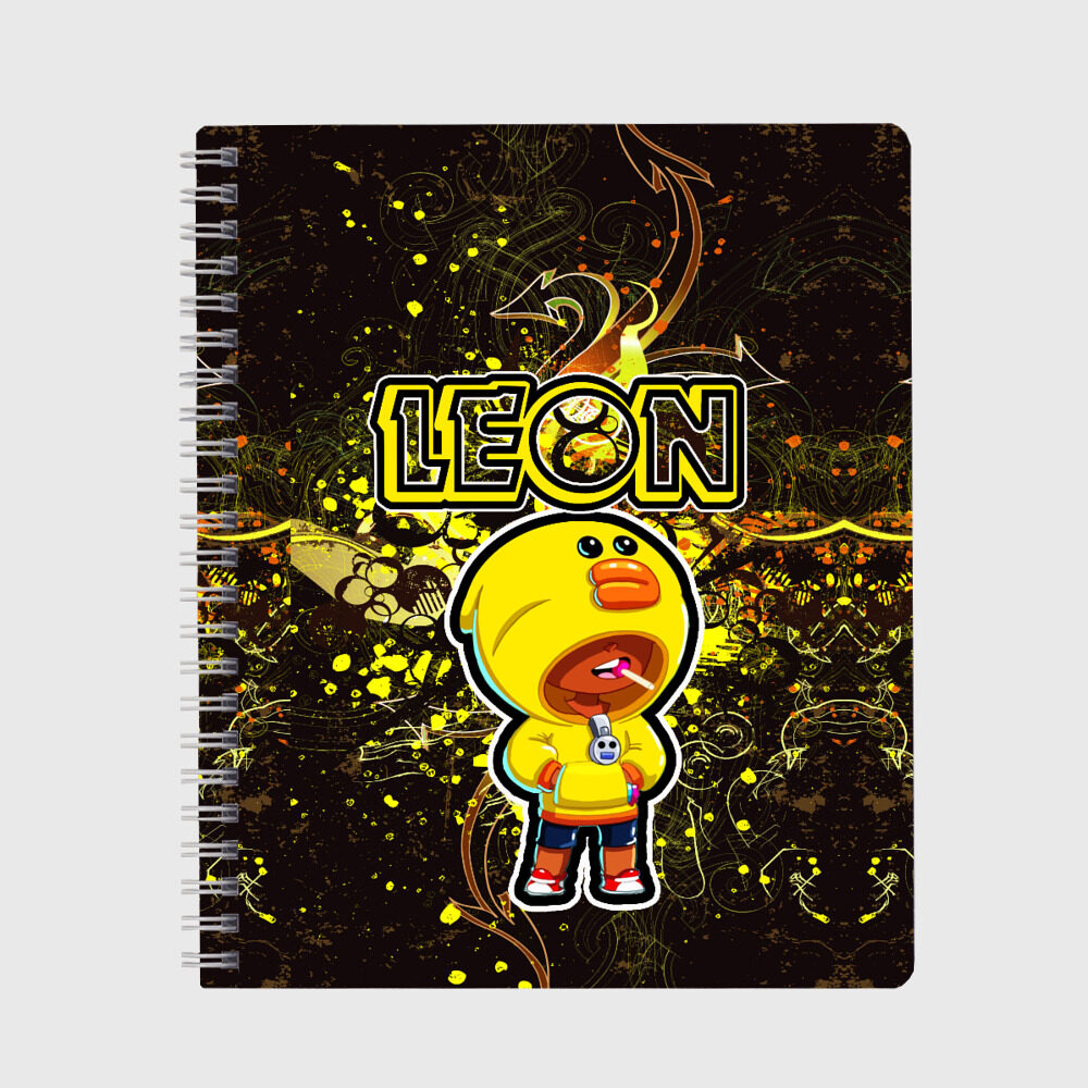 Тетрадь Brawl Stars (leon sally) фото
