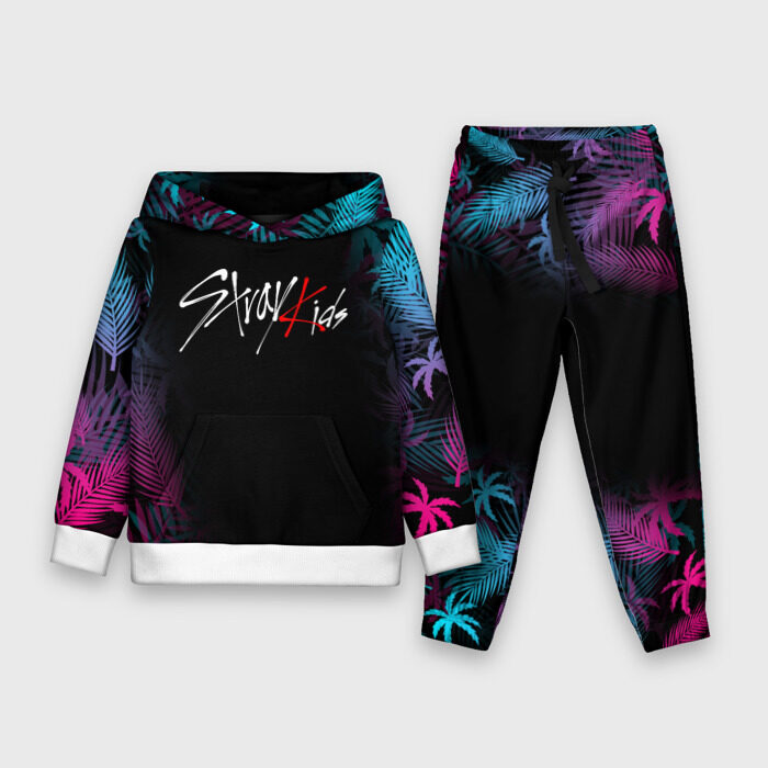 Детский костюм 3D (с толстовкой) STRAY KIDS фото