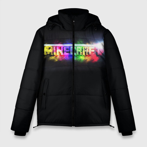 Мужская зимняя куртка 3D MINECRAFT фото
