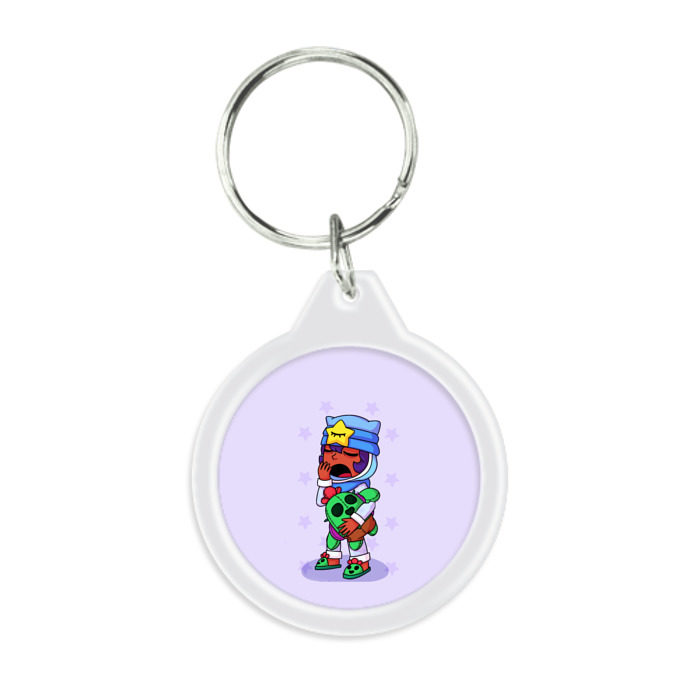 Брелок круглый Brawl Stars Sandy фото