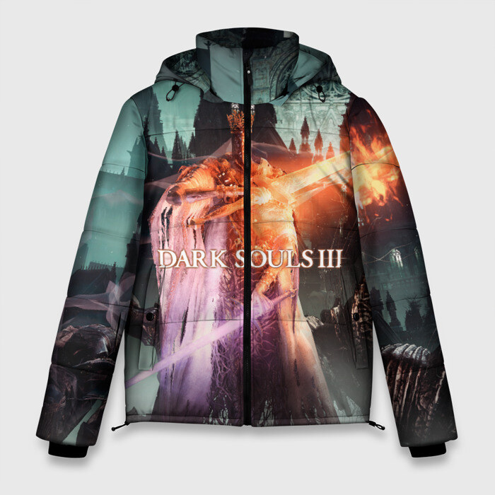 Мужская зимняя куртка 3D Dark Souls 3 Pontiff Sulyvahn фото