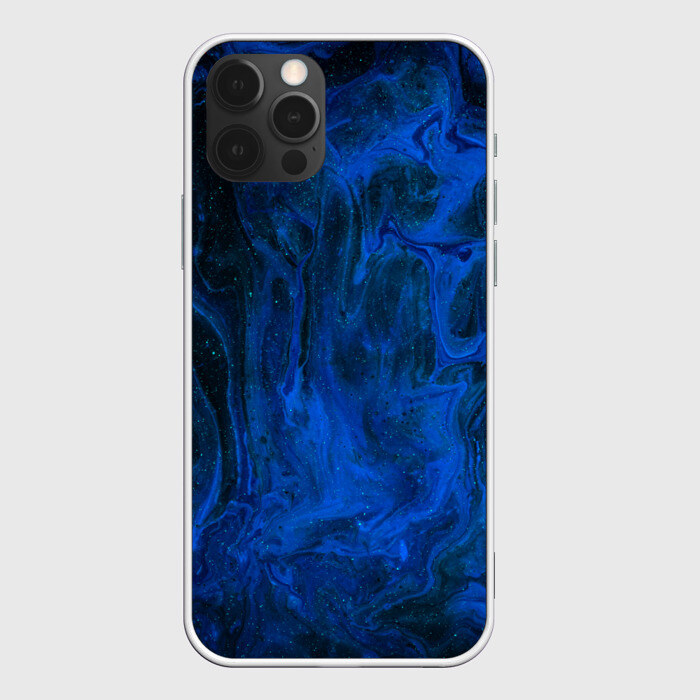Чехол для iPhone 12 Pro Max BLUE GLOSS фото