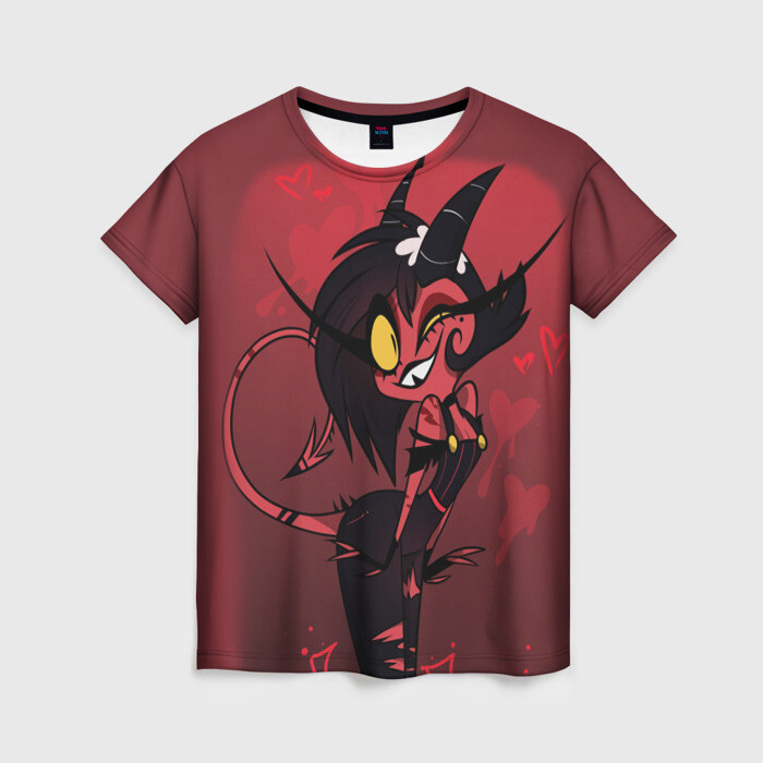 Женская футболка 3D Отель Хазбин фото