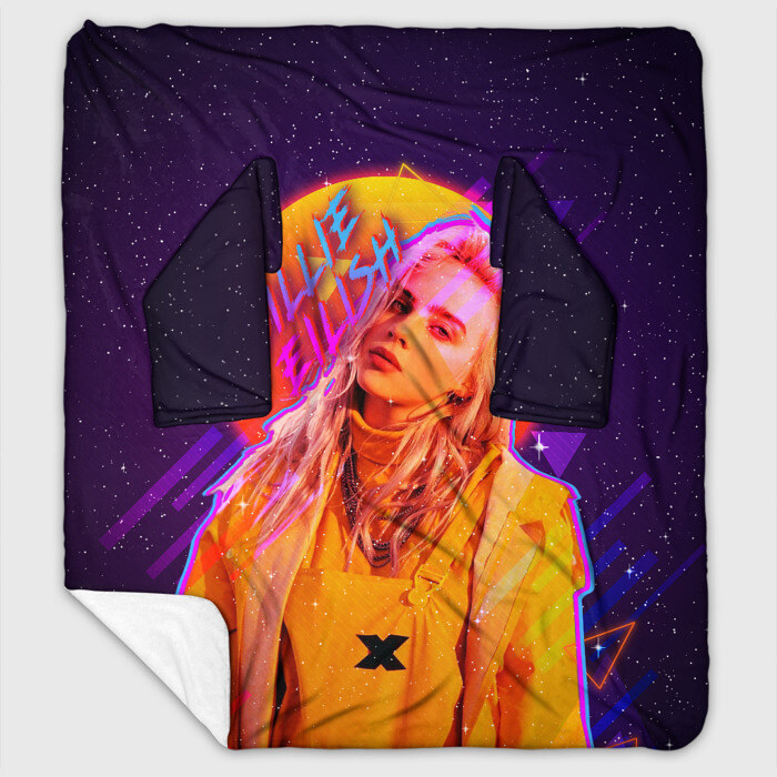 Плед с рукавами Billie Eilish фото