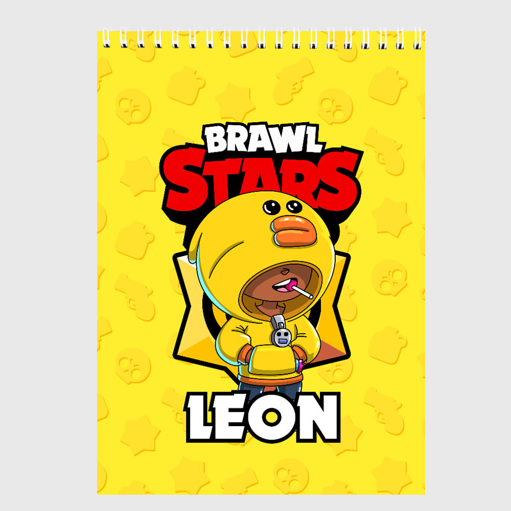 Скетчбук BRAWL STARS SALLY LEON фото