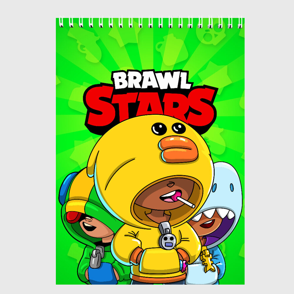 Скетчбук BRAWL STARS LEON фото
