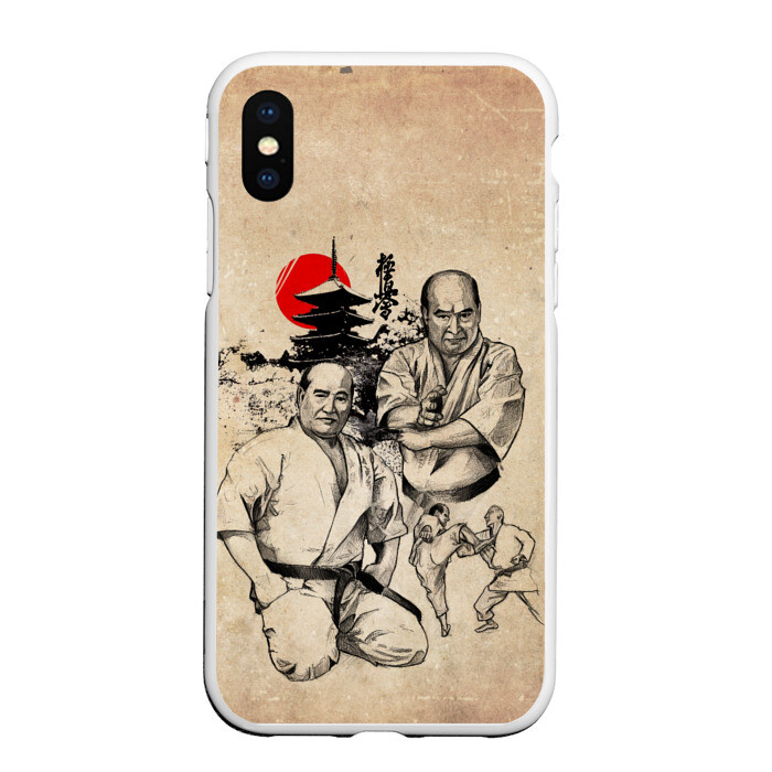 Чехол для iPhone XS Max матовый Масутацу Ояма фото