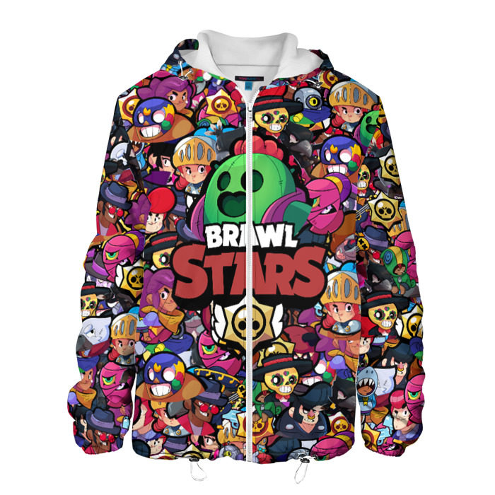 Мужская куртка 3D BRAWL STARS SPIKE фото