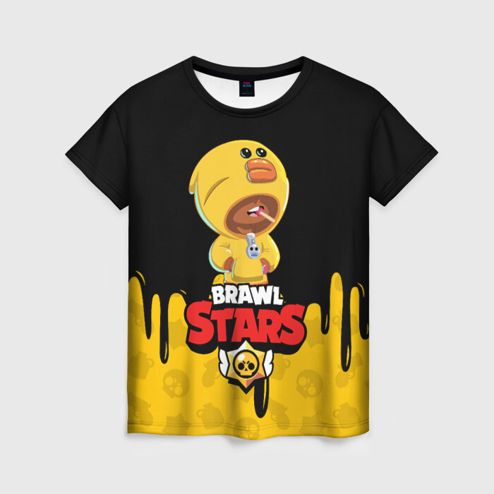 Женская футболка 3D BRAWL STARS SALLY LEON фото