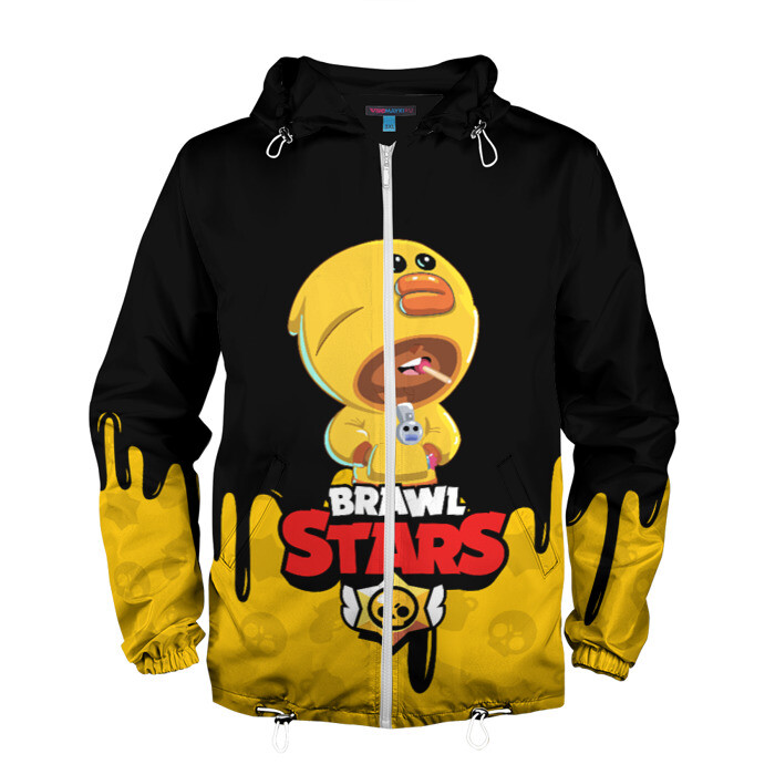 Мужская ветровка 3D BRAWL STARS SALLY LEON фото