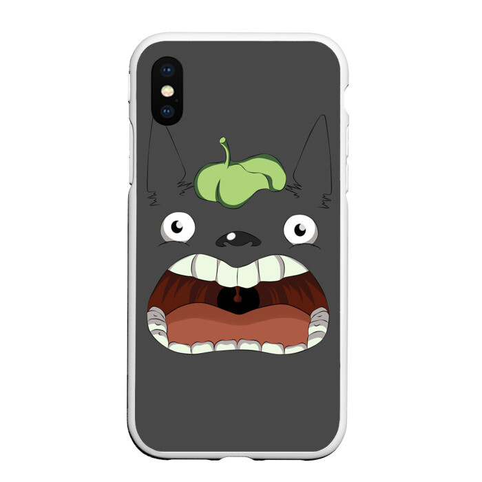 Чехол для iPhone XS Max матовый Тоторо фото