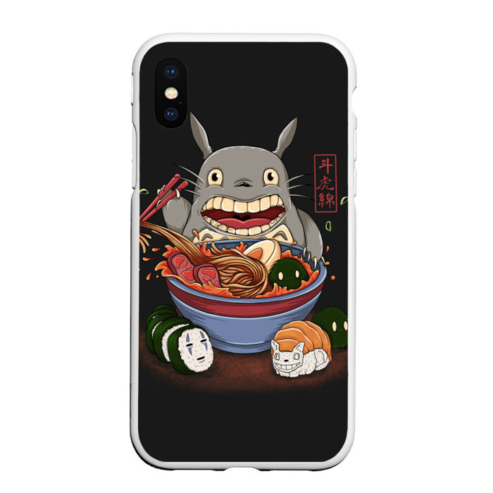 Чехол для iPhone XS Max матовый Тоторо фото