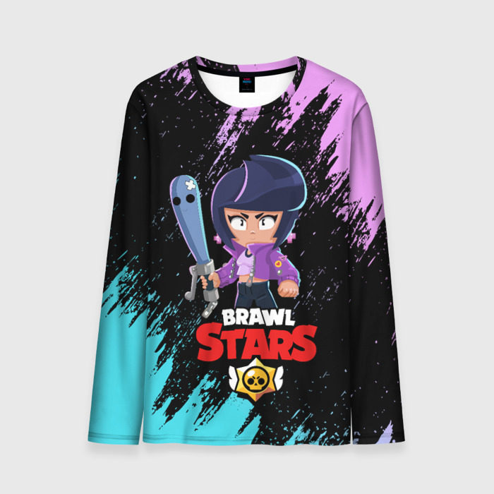 Мужской лонгслив 3D BRAWL STARS BIBI. фото