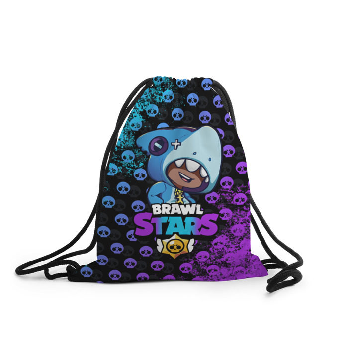 Рюкзак-мешок 3D Brawl Stars LEON SHARK фото