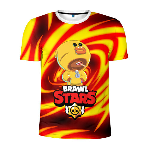 Мужская футболка 3D спортивная BRAWL STARS SALLY LEON | ЛЕОН фото