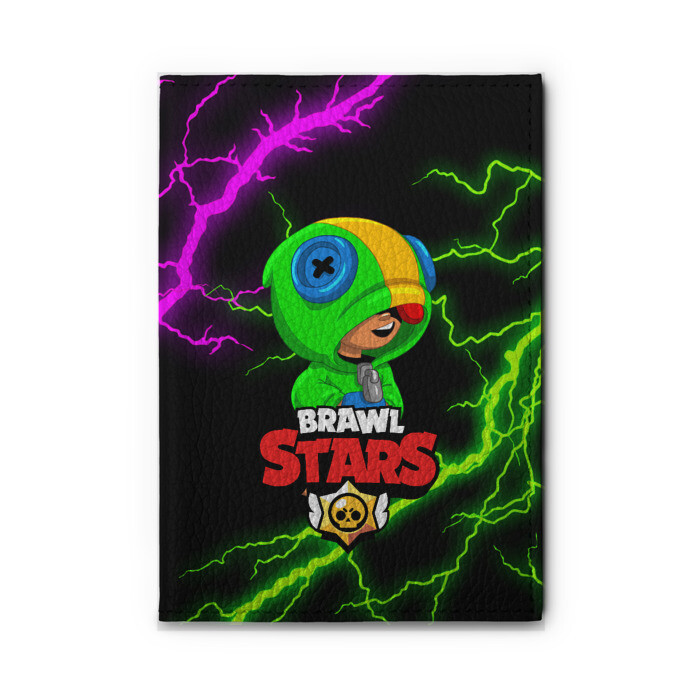 Обложка для автодокументов BRAWL STARS LEON | ЛЕОН фото