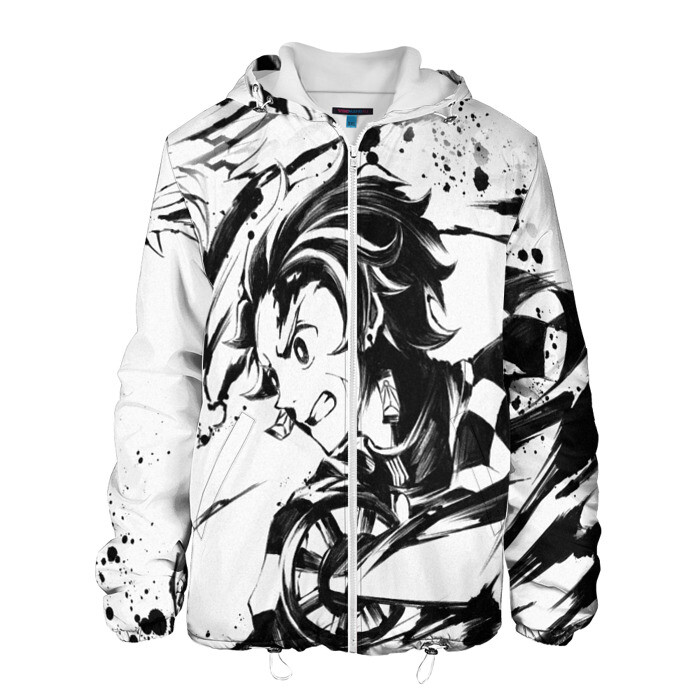 Мужская куртка 3D KIMETSU NO YAIBA фото