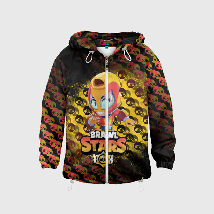 Детская ветровка 3D BRAWL STARS MAX. фото