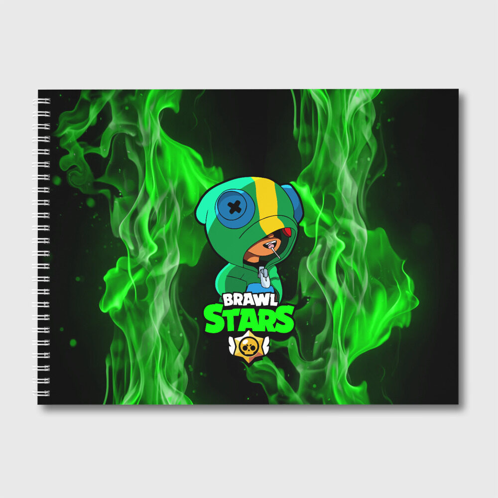 Альбом для рисования Brawl Stars LEON фото