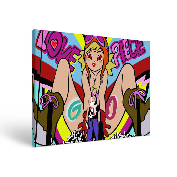 Холст прямоугольный GTO Онидзука графити фото