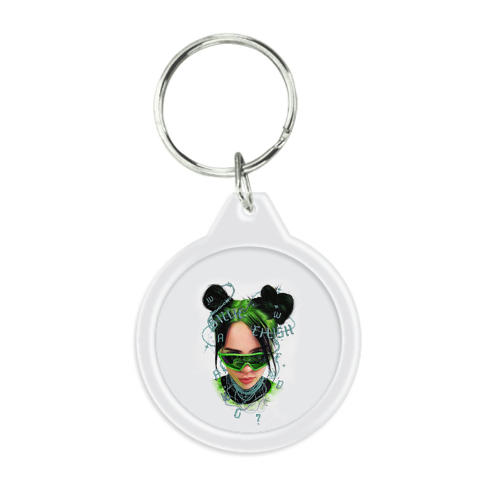 Брелок круглый BILLIE EILISH фото