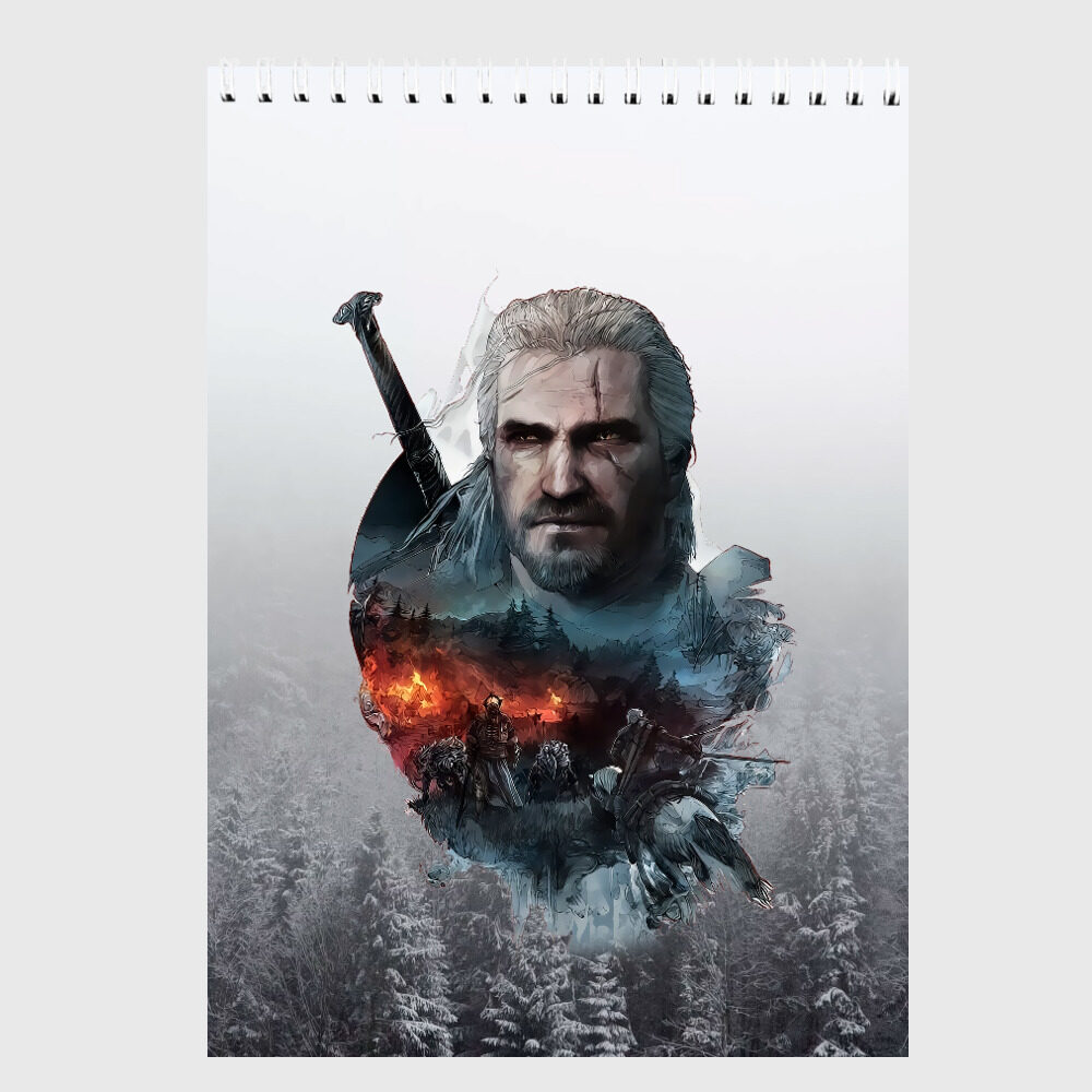 Скетчбук Геральт из Ривии (Ведьмак) фото