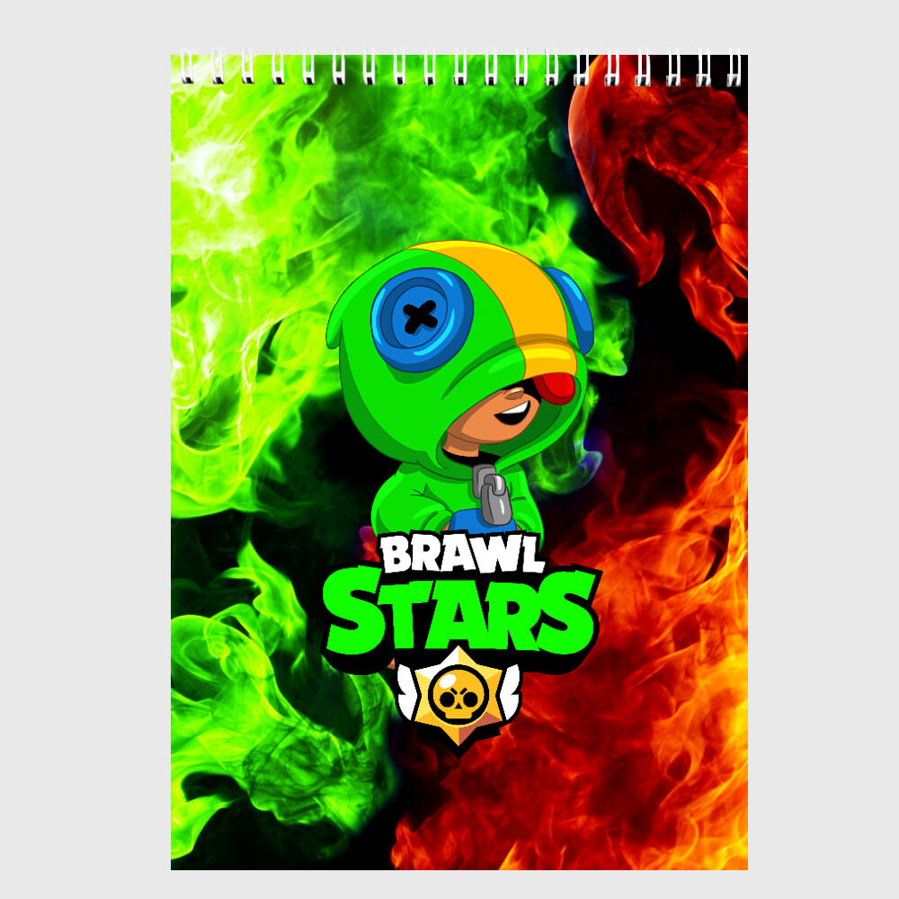 Скетчбук BRAWL STARS LEON фото