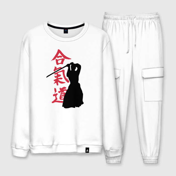 Мужской костюм хлопок Айкидо фото