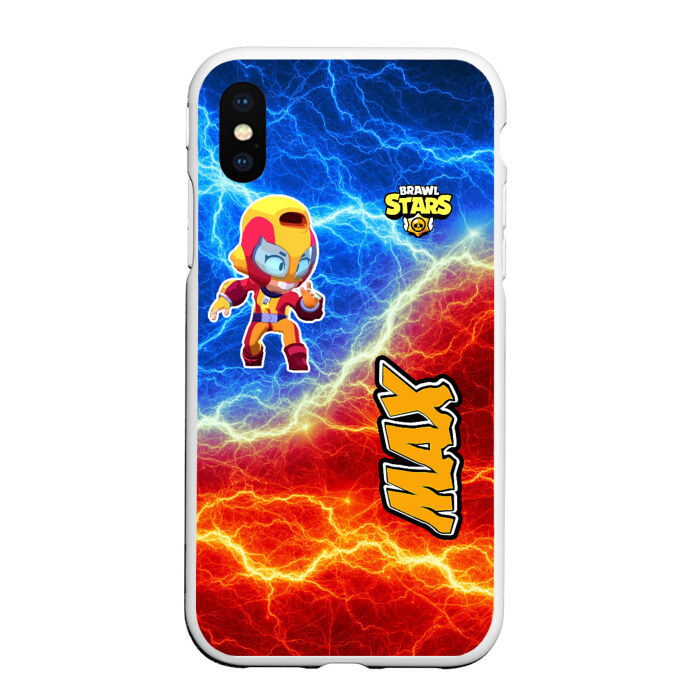 Чехол для iPhone XS Max матовый Brawl Stars (Мах) фото