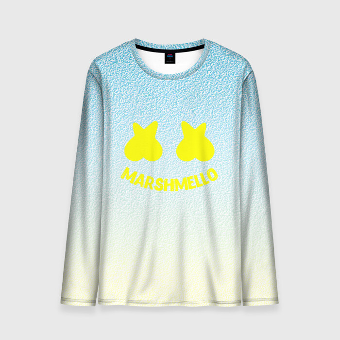 Мужской лонгслив 3D МАРШМЕЛЛОУ фото
