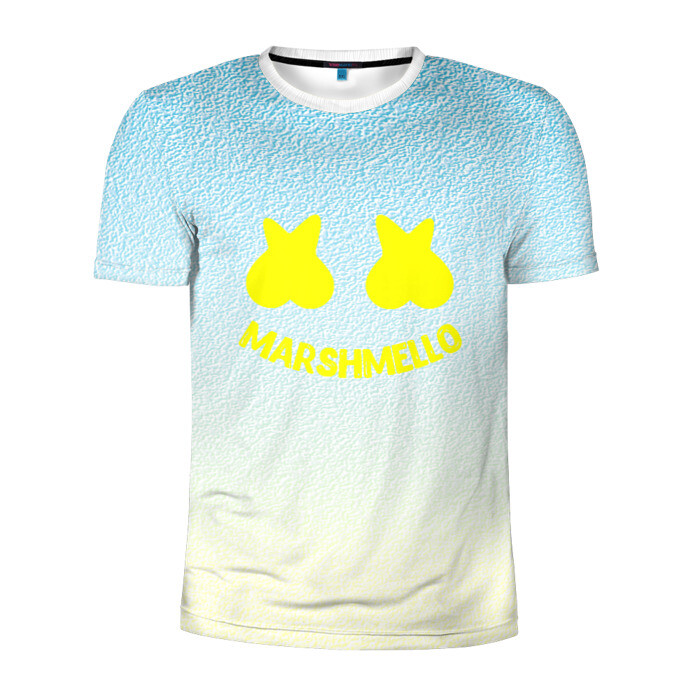 Мужская футболка 3D спортивная МАРШМЕЛЛОУ фото