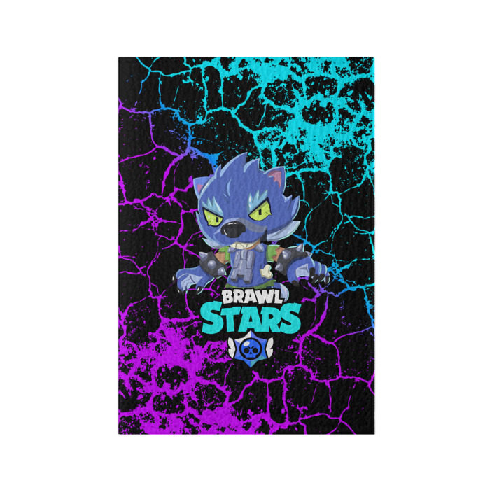 Обложка для паспорта матовая кожа BRAWL STARS LEON ОБОРОТЕНЬ. фото