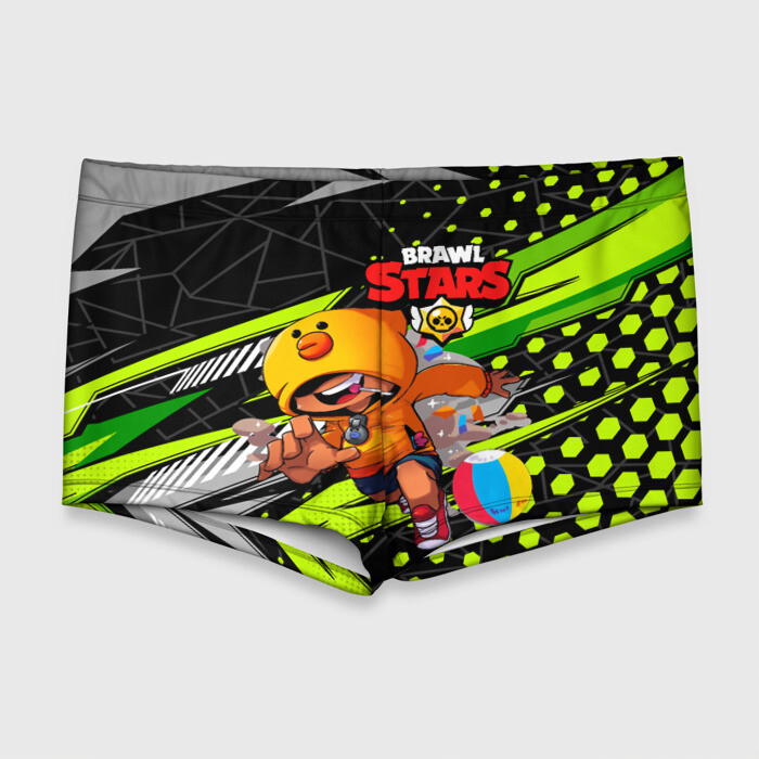 Мужские купальные плавки 3D Brawl stars фото