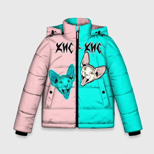 Зимняя куртка для мальчиков 3D Кис-Кис фото