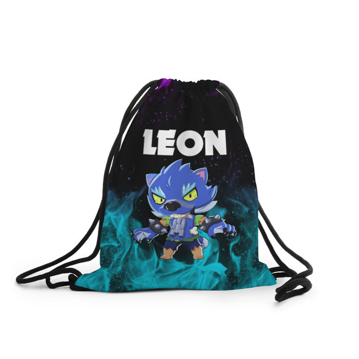 Рюкзак-мешок 3D BRAWL STARS LEON фото