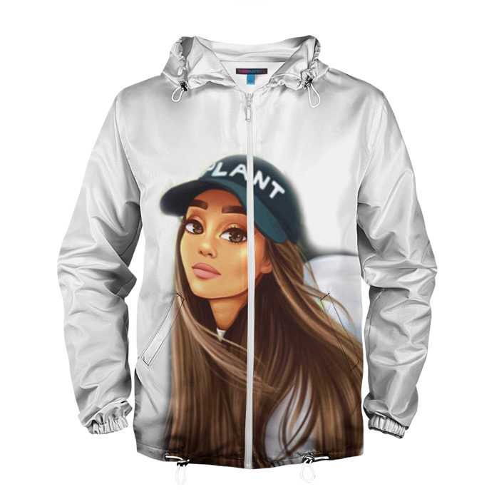 Мужская ветровка 3D Ariana Grande (Ариана Гранде) фото