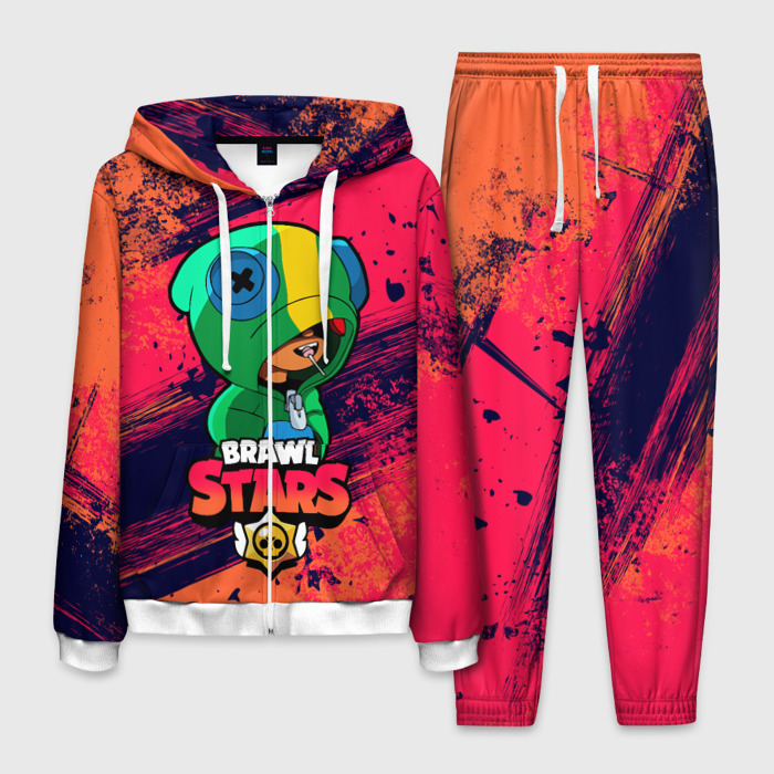 Мужской костюм 3D Brawl Stars LEON фото