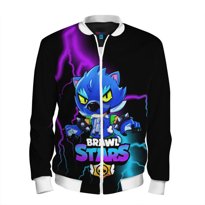 Мужской бомбер 3D Brawl Stars LEON фото