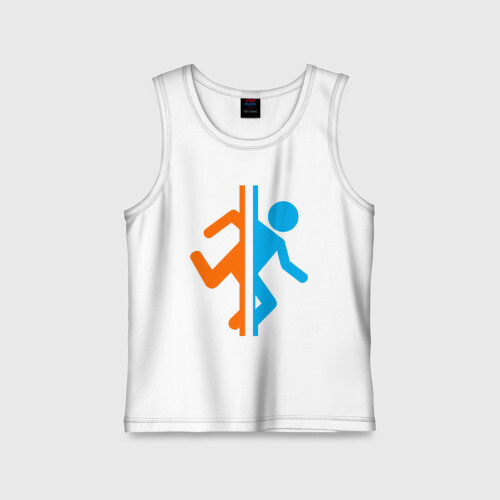 Детская майка хлопок PORTAL 2 | ПОРТАЛ 2 фото