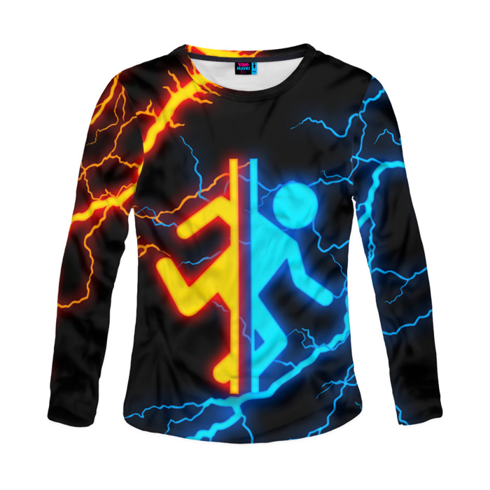 Женский лонгслив 3D PORTAL фото