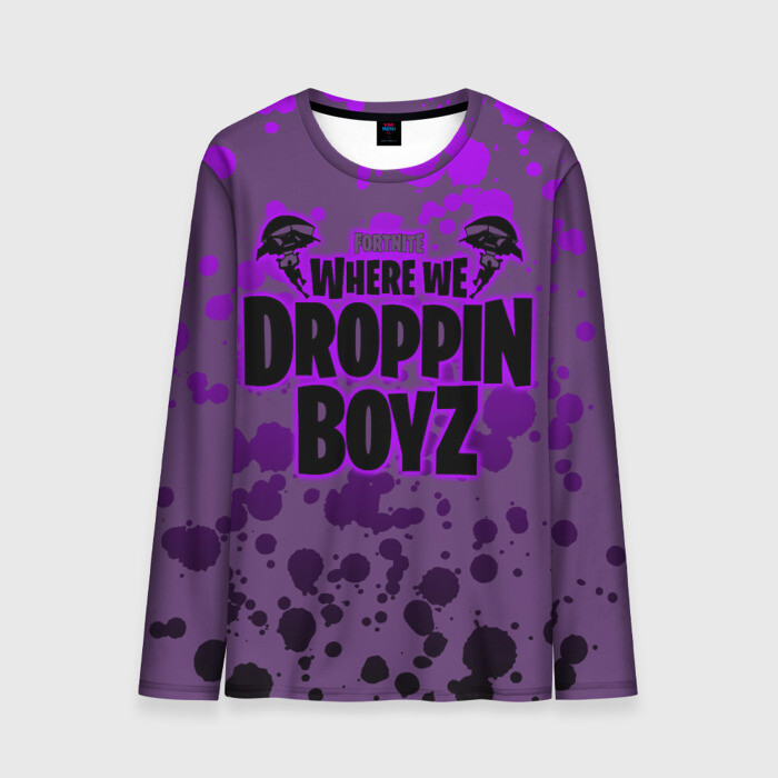 Мужской лонгслив 3D Droppin Boys фото