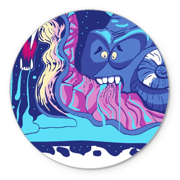 Коврик для мышки круглый Улитка фото