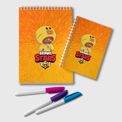 Блокнот BRAWL STARS SALLY LEON фото