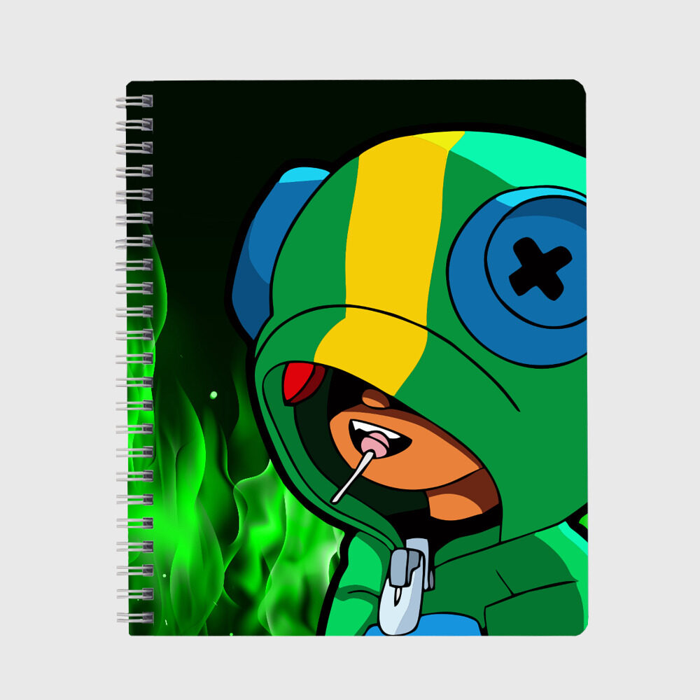 Тетрадь Brawl Stars LEON фото