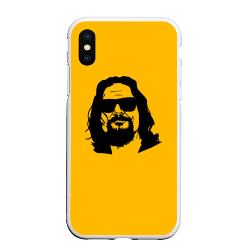 Чехол для iPhone XS Max матовый БОЛЬШОЙ ЛЕБОВСКИ фото