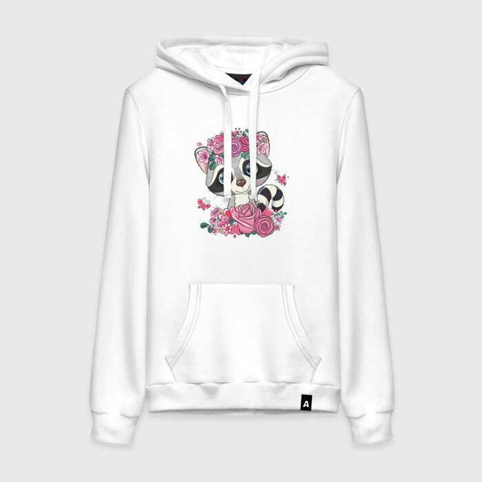 Женская толстовка Милый енотик фото