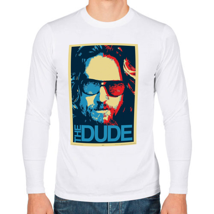 Мужской лонгслив хлопок The Dude фото