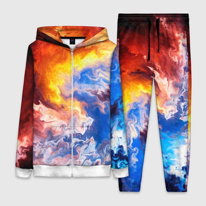 Женский костюм 3D Краски фото