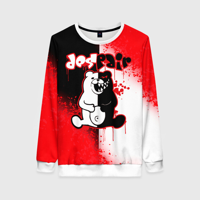 Женский свитшот 3D MONOKUMA. фото